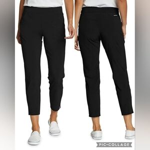 Eddie Bauer Traveler Ankle Pants Women's XXL Hiking Stretch Nylon Outdoor Summer
